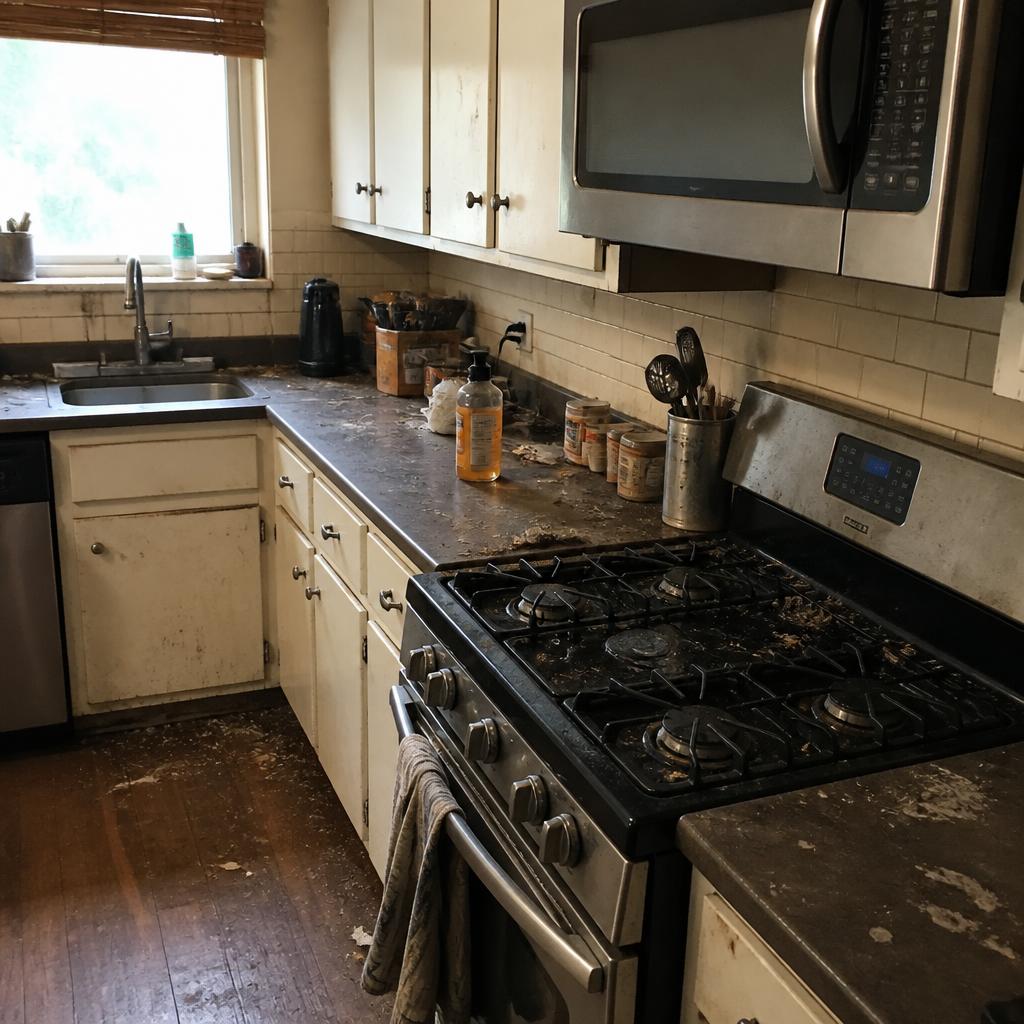 Before — Kitchen Deep Clean